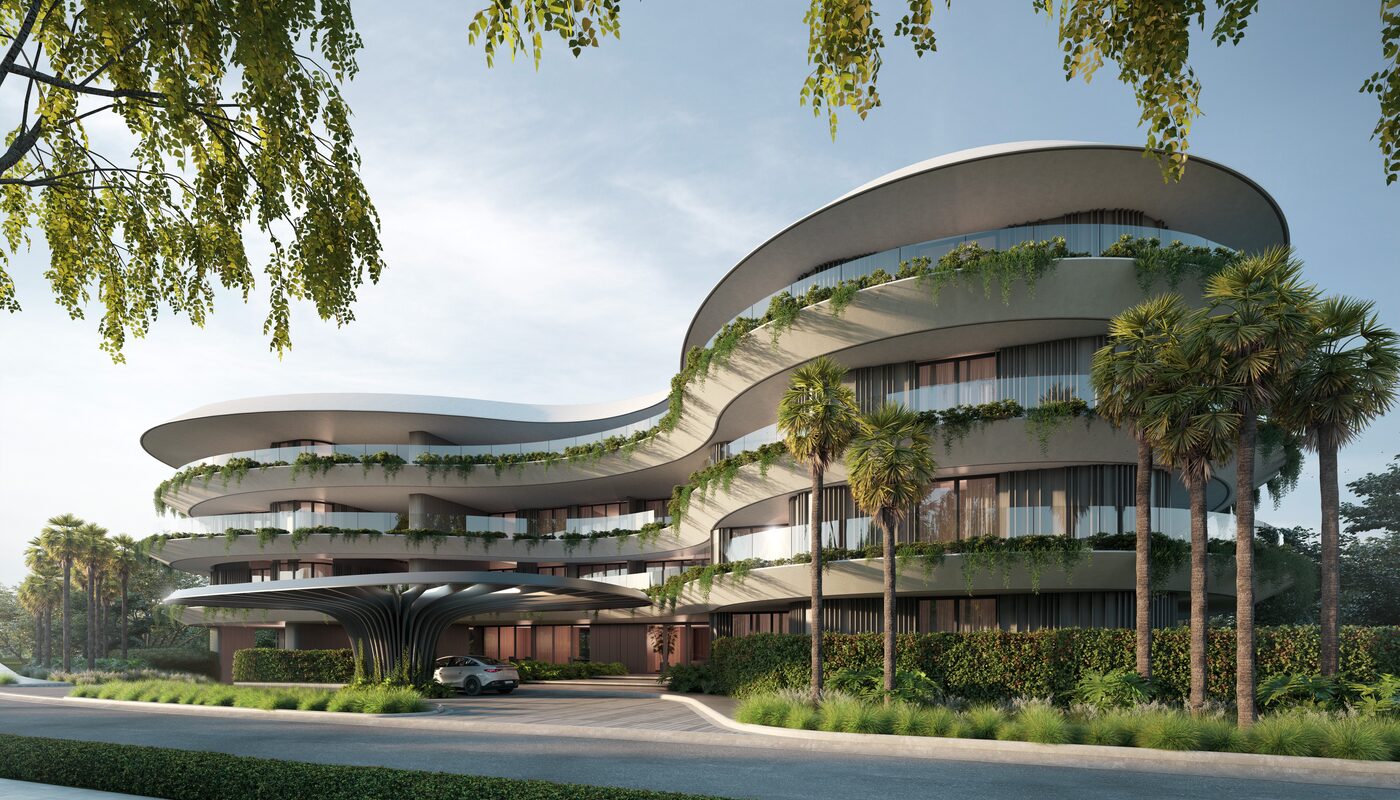 LIV at Cap Cana – Exterior curvo